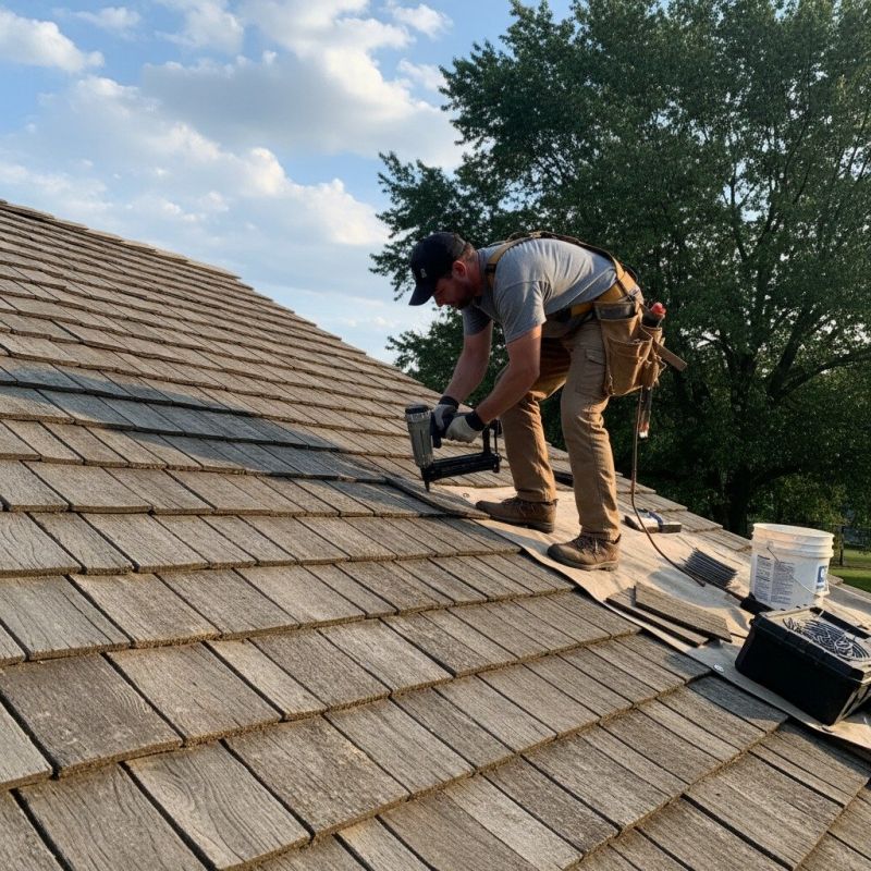 Local Shake Roof Replacement pros at work
